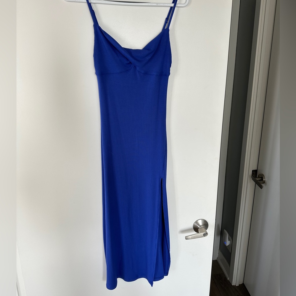 Blue Aritzia Midi Dress
